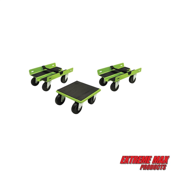 Extreme Max 5800.2006 Economy Snowmobile Dolly System - Green 5800.2006 - main